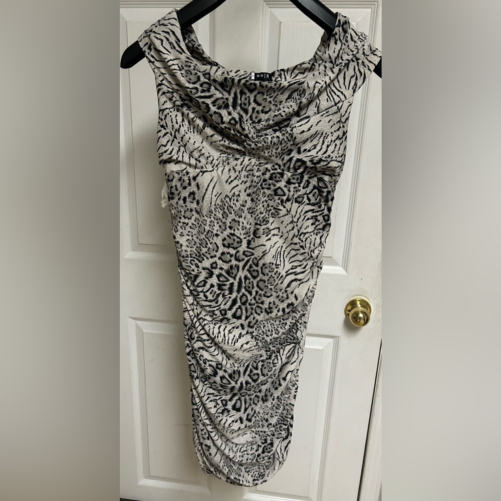 Noir by Yde Animal Print Dress Size M